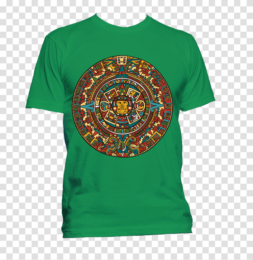 T Shirt Life Is Gucci Download Aztec Calendar Images Colorful, Apparel, Sleeve, T-Shirt Transparent Png