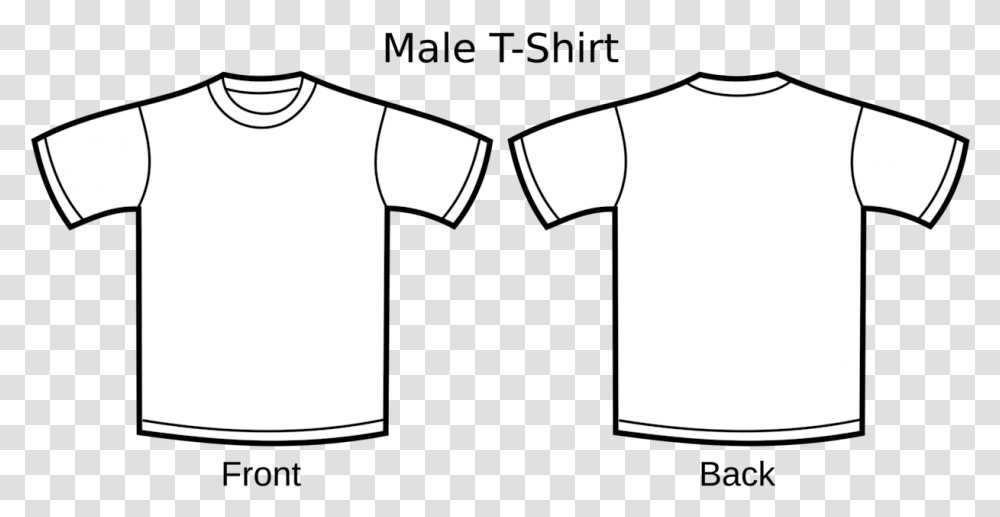 T Shirt Mockup Clipart, Apparel, T-Shirt, Stencil Transparent Png
