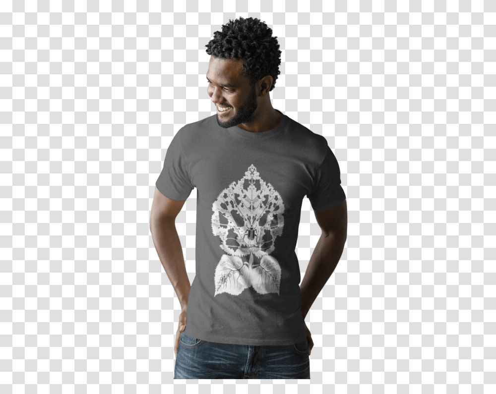 T Shirt Mockup Of An Attractive Young Man Smiling A9826 Man, Apparel, Person, Human Transparent Png