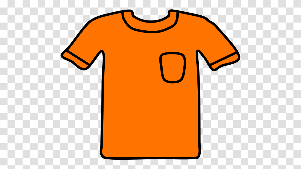 T Shirt Pocket Orange, Apparel, Sleeve, Long Sleeve Transparent Png