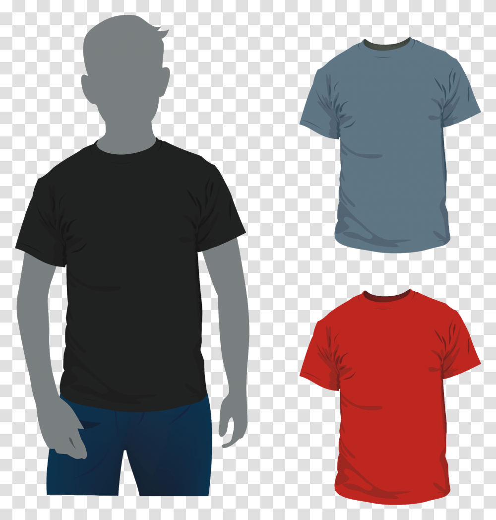 T Shirt Template For Coreldraw, Sleeve, Person, T-Shirt Transparent Png