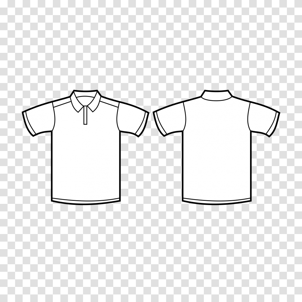 T Shirt Template Picture Polo Shirt Template, Clothing, Apparel, Stencil, Lamp Transparent Png