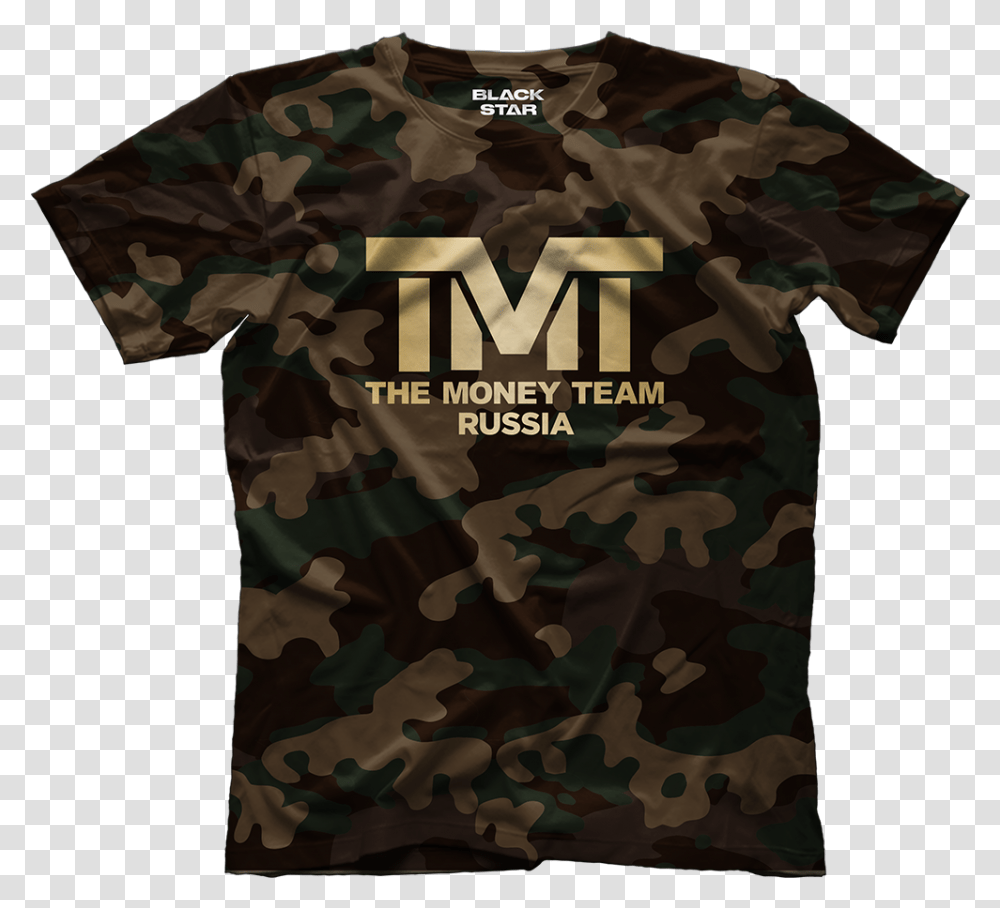 T Shirt Tmt X Bs Camo Roddy Piper Icon Shirt, Military, Military Uniform, Camouflage Transparent Png