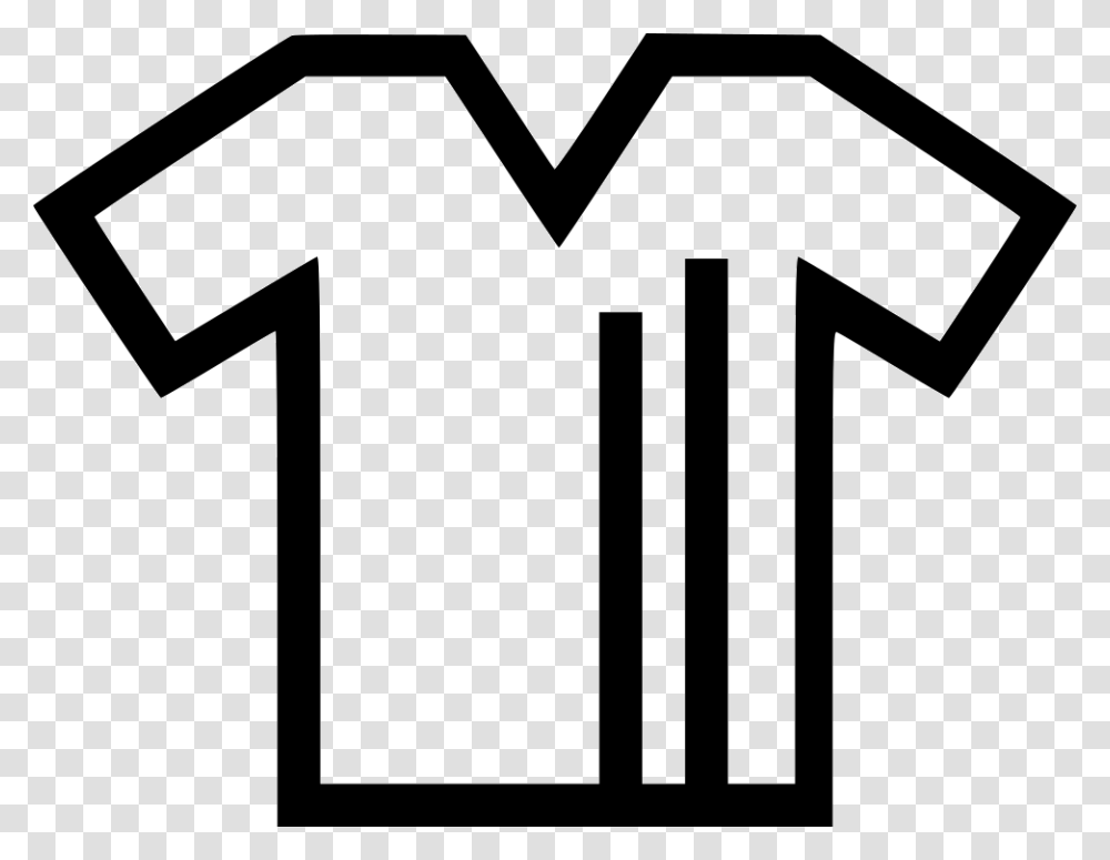 T Shirt With Lines Icon Free Download, Number, Cross Transparent Png