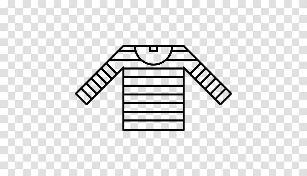 T Shirt With Stripes, Apparel, Sleeve, Long Sleeve Transparent Png