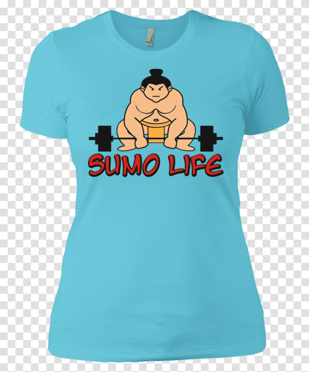 T Shirts Aqua X Small Sumo Life Women's Xc Tee T Shirt, Apparel, T-Shirt, Sleeve Transparent Png