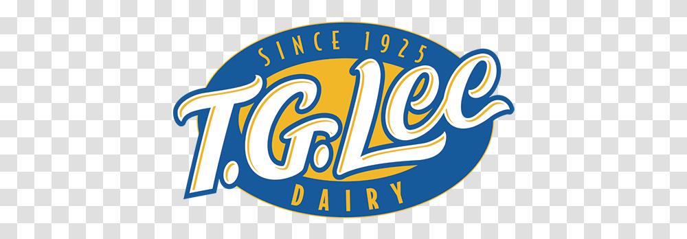 T Tg Lee Dairy Logo, Label, Text, Symbol, Meal Transparent Png