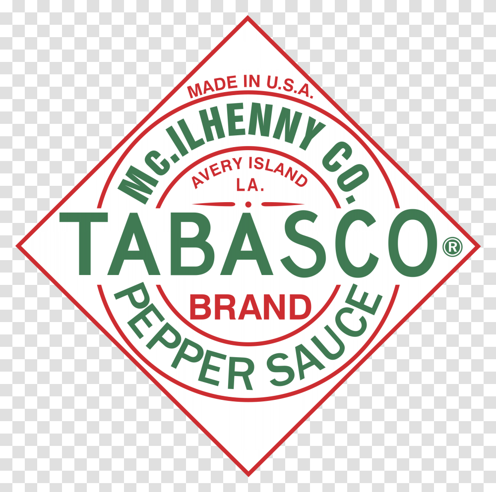 Tabasco Images Free Download Tabasco Sauce Logo, Label, Text, Ketchup, Symbol Transparent Png