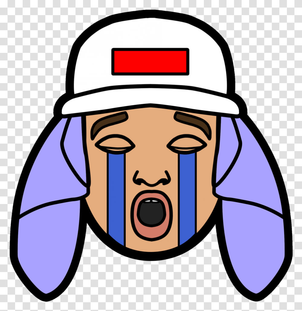 Tabasko Crying Clout Goggles Gif, Helmet, Apparel, Face Transparent Png