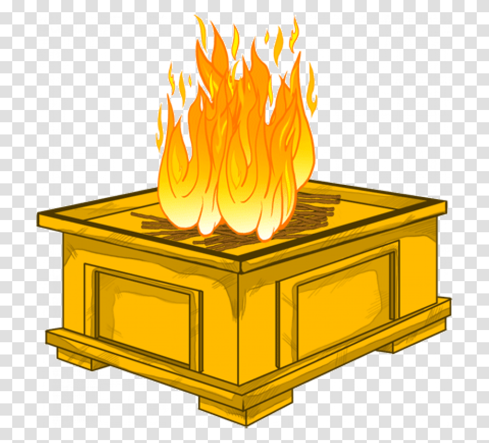 Tabernacle Altar, Fire, Flame, Birthday Cake, Dessert Transparent Png