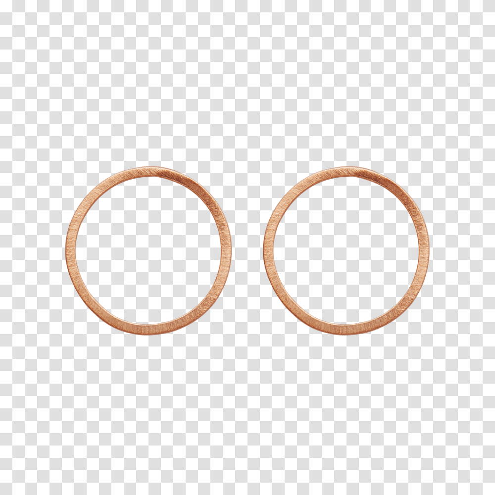 Tabitha Circle Mega Earring Rose Gold Plating, Pattern, Coffee Cup Transparent Png