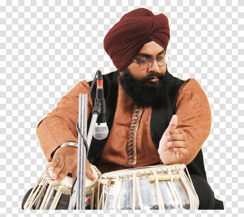 Tabla Turban, Person, Human, Apparel Transparent Png