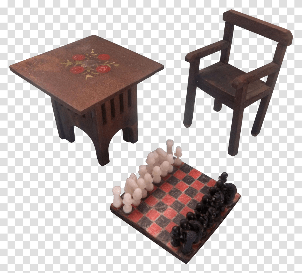 Table And Chairs Coffee Table Hd Download Coffee Table, Furniture, Tabletop, Chess, Game Transparent Png