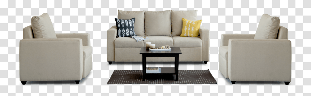 Table And Chairs Living Room Furniture, Couch, Coffee Table, Cushion, Pillow Transparent Png