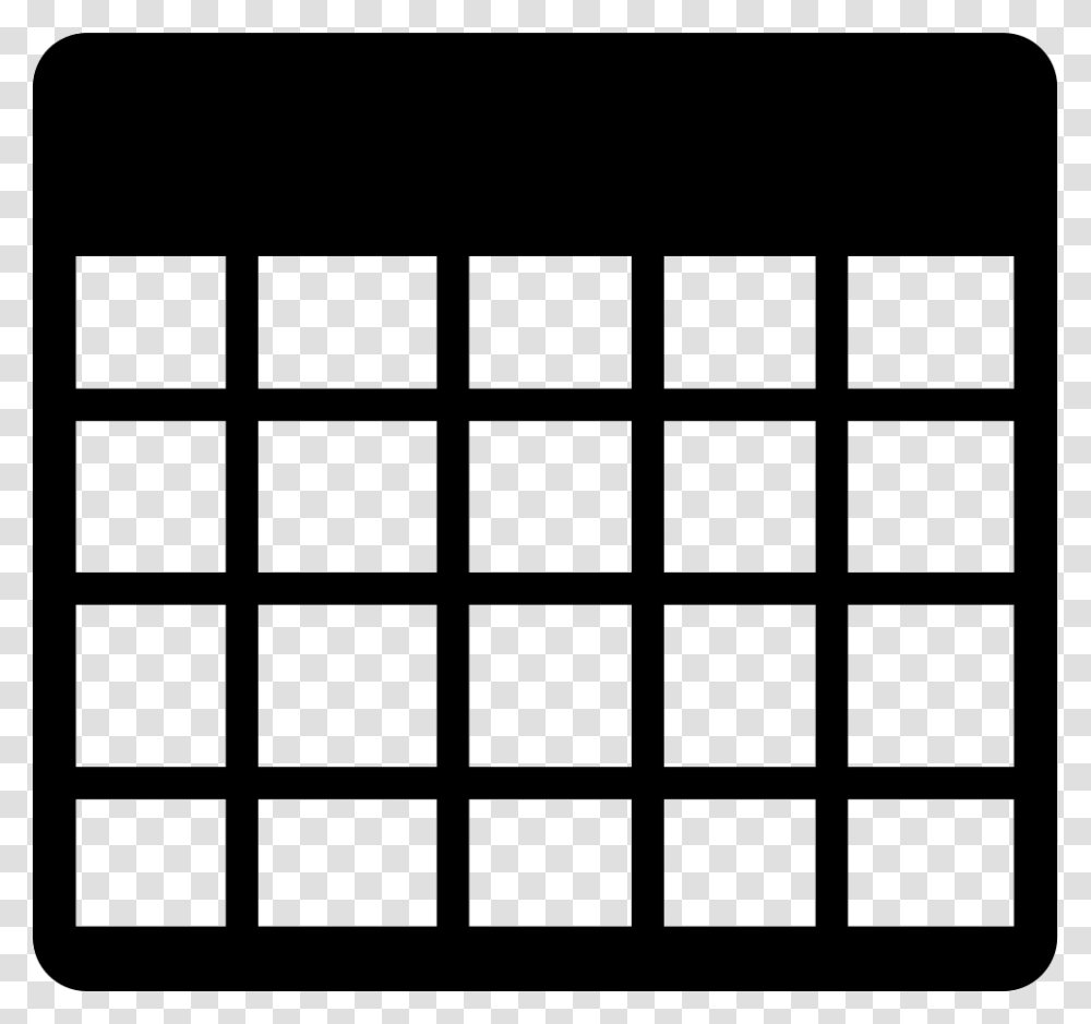 Table Blank Grid Icon Free Download, Rug, Pillow, Cushion Transparent Png