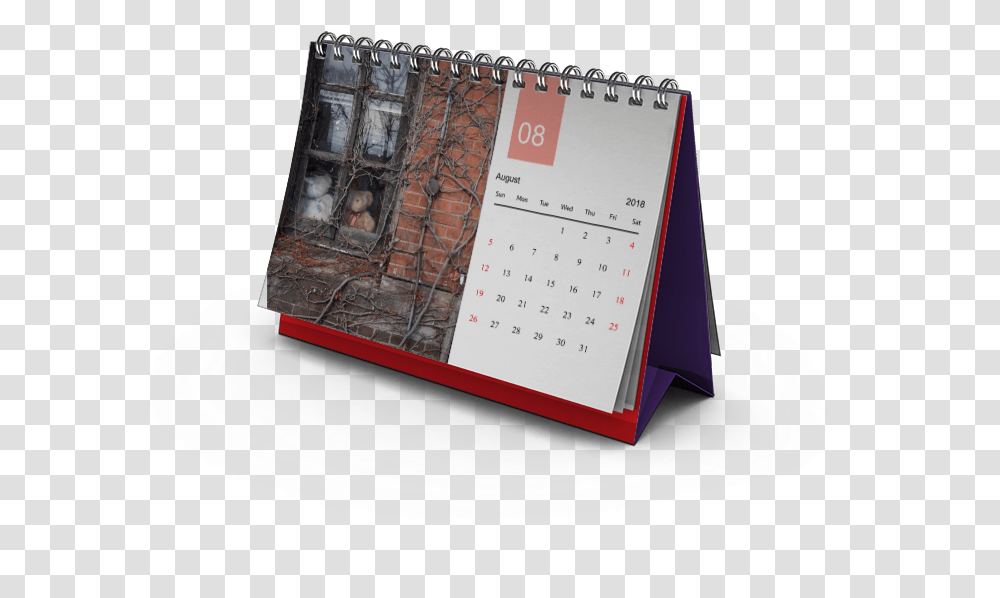 Table Calendar Book Cover, Box Transparent Png