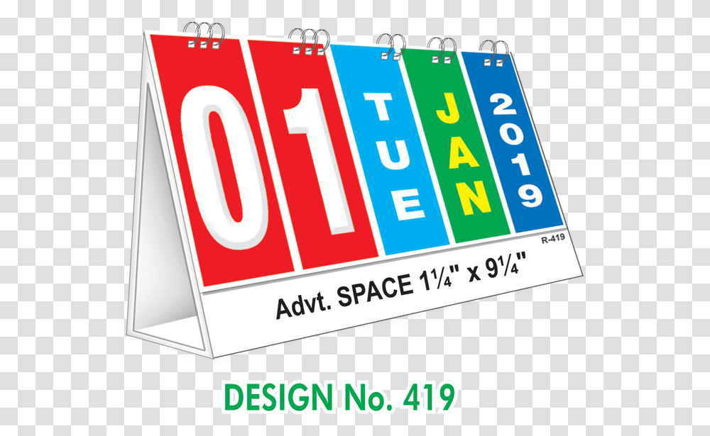 Table Calendar Design Table Calendar 2019 Design, Advertisement, Poster, Flyer Transparent Png