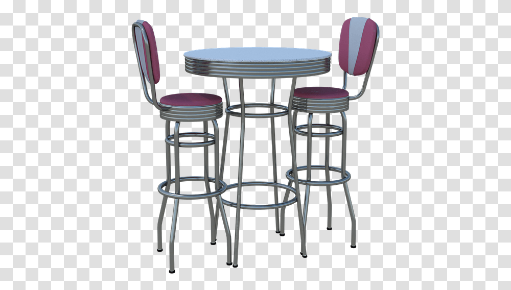 Table Chairs Parlor Ice Cream Indoors Restaurant Chair, Furniture, Bar Stool, Dining Table, Meal Transparent Png