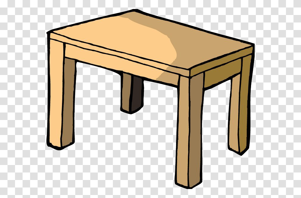 Table Clip Square Cartoon Table, Furniture, Coffee Table, Dining Table, Desk Transparent Png