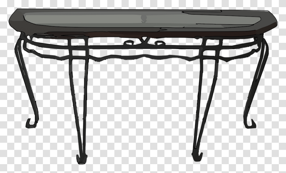 Table Clipart Decorative Table Clip Art, Furniture, Desk, Indoors, Dining Table Transparent Png