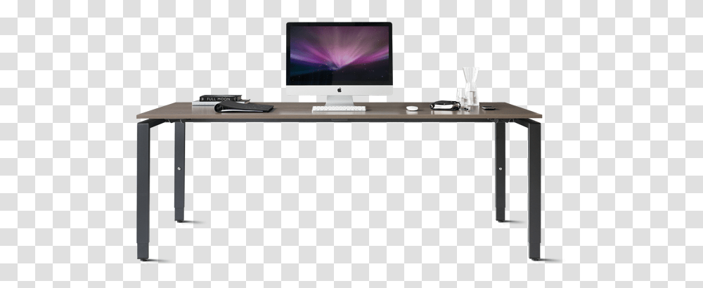 Table, Desk, Furniture, Monitor, Screen Transparent Png