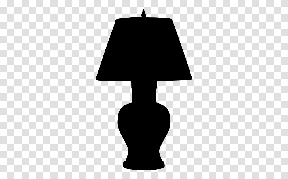 Table Lamp Silhouette Scalable Vector Graphics, Gray, World Of Warcraft Transparent Png