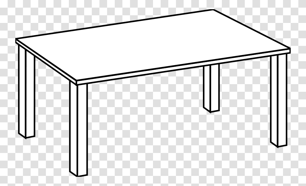 Table Line Art Clip Arts For Web, Furniture, Tabletop, Bench, Coffee Table Transparent Png