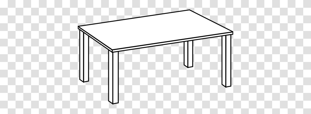 Table Line Art Vector Clip Art, Furniture, Tabletop, Bench, Coffee Table Transparent Png