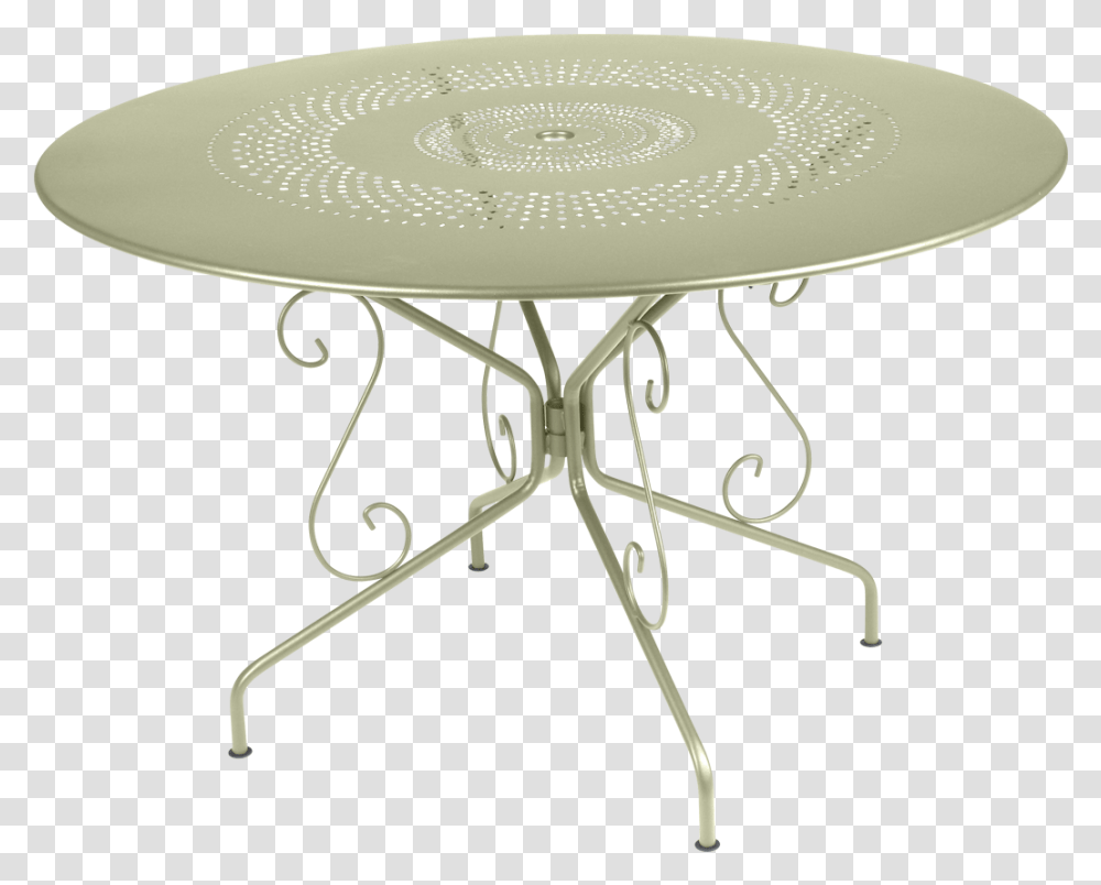 Table Ronde Fermob, Furniture, Coffee Table, Lamp, Bow Transparent Png
