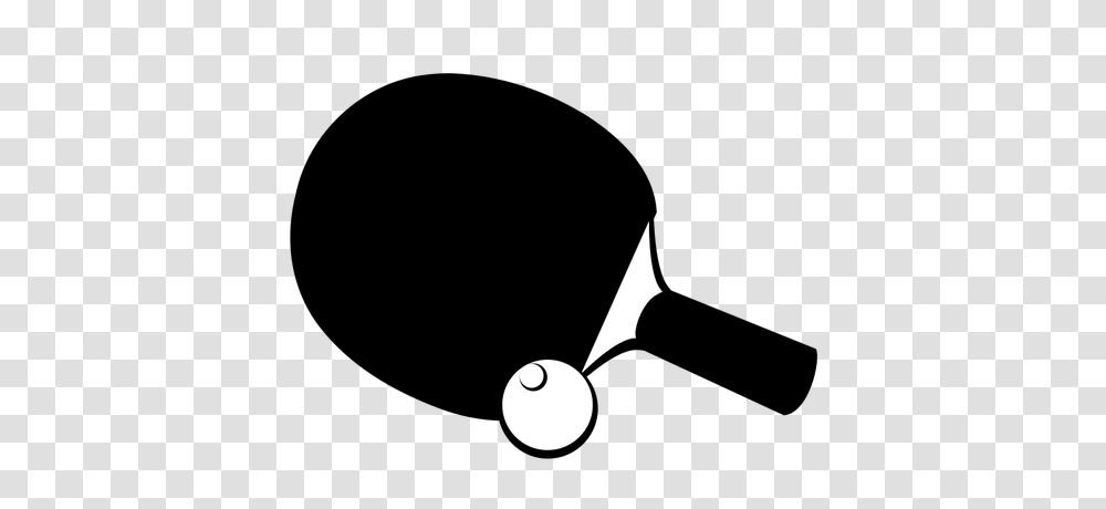 Table Tennis In Black And White, Scissors, Blade, Weapon Transparent Png