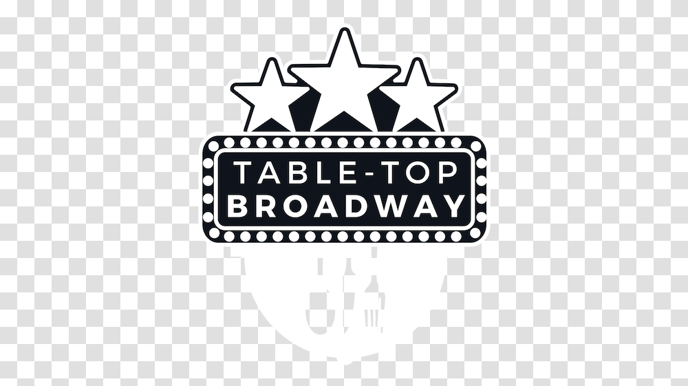 Table Top Broadway Sign, Symbol, Cutlery, Logo, Trademark Transparent Png