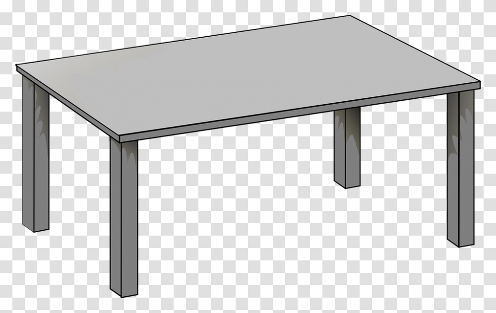 Table With Banner Clipart Black And White Clip Art Images, Tabletop, Furniture, Coffee Table, Dining Table Transparent Png