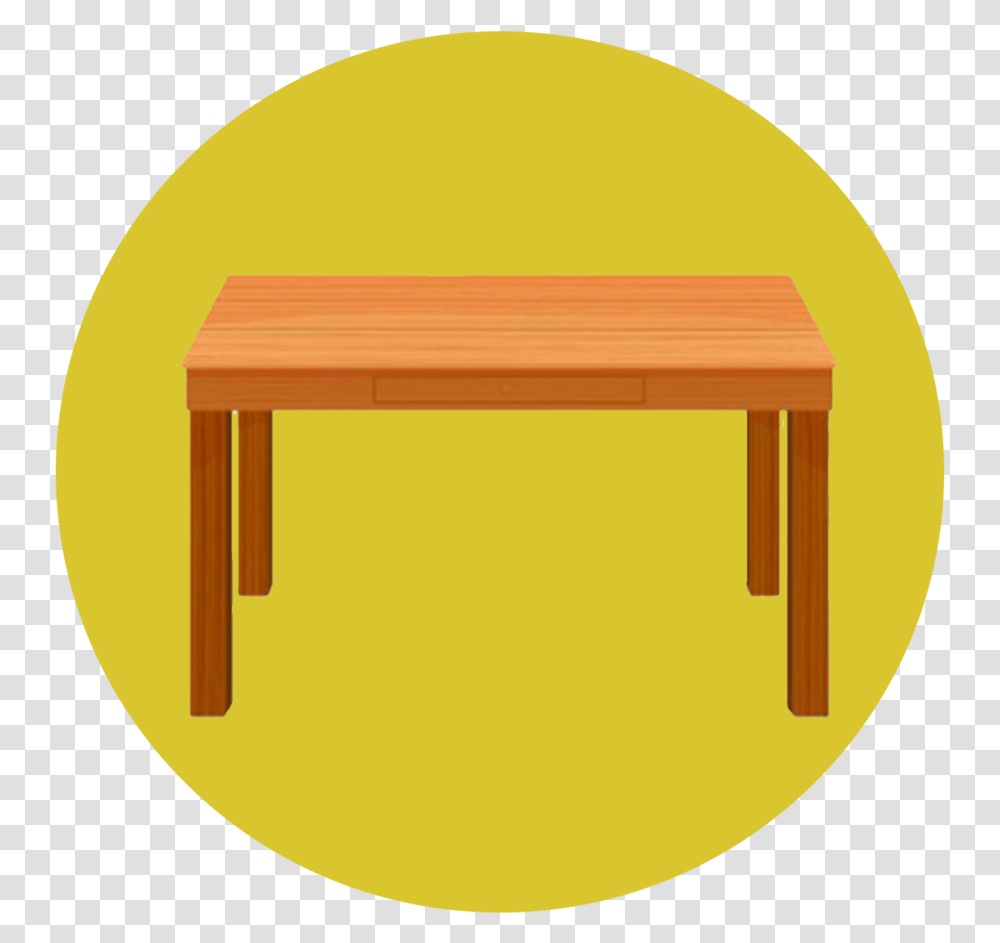 Table Yellow Bench, Furniture, Chair, Mailbox Transparent Png