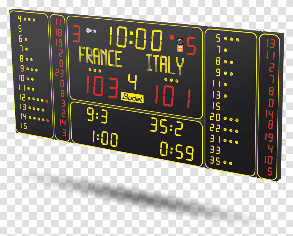 Tableau D Affichage Basket, Scoreboard Transparent Png