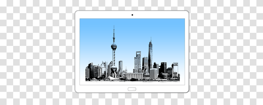 Tablet Technology, High Rise, City, Urban Transparent Png
