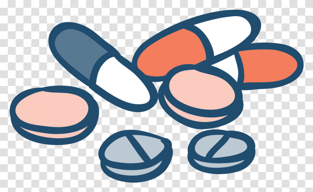Tablet Clipart Oral Medication Background Pills Clipart, Capsule Transparent Png