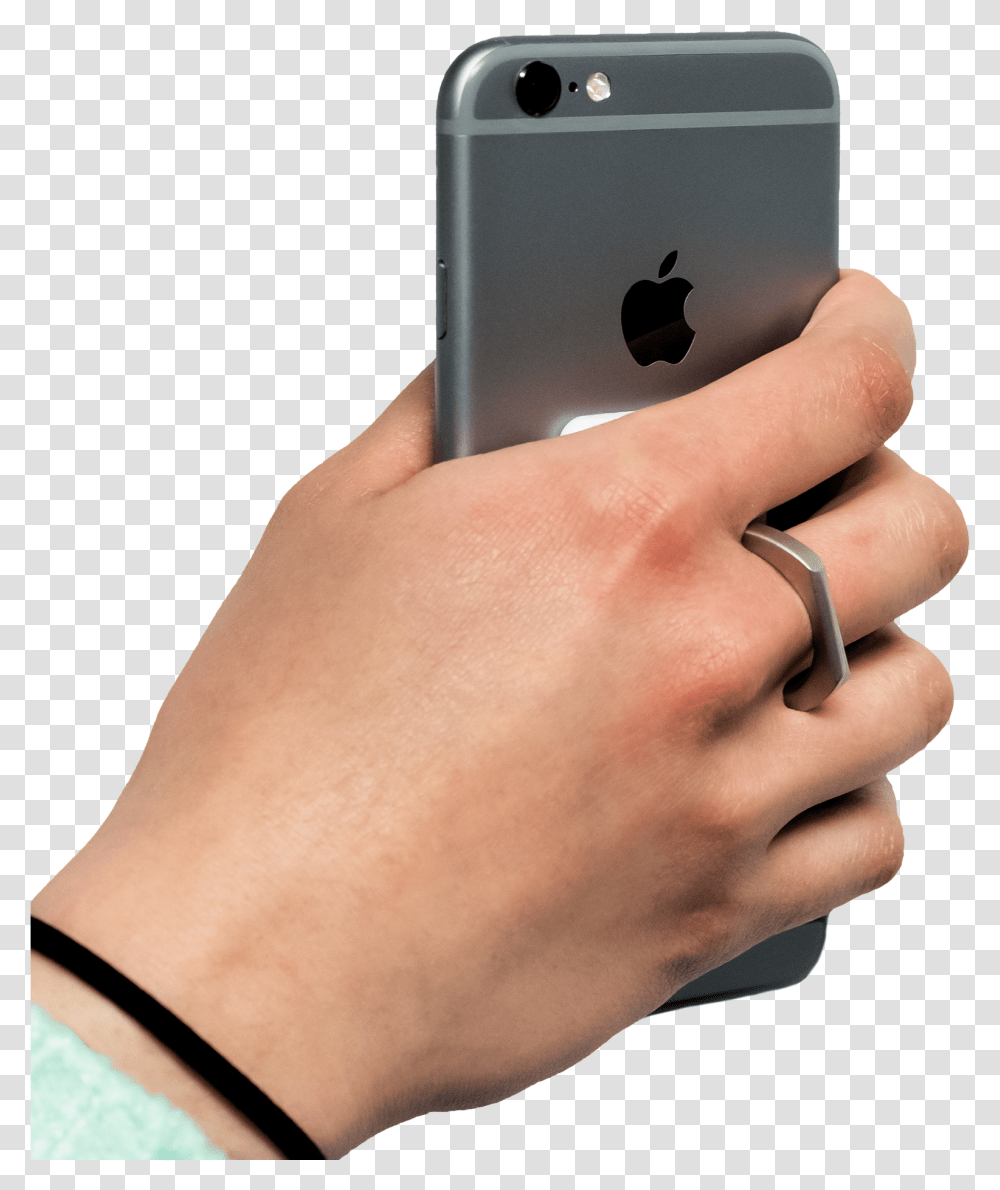 Tablet Grip Stand Accessory Mobile Phone, Person, Human, Electronics, Cell Phone Transparent Png