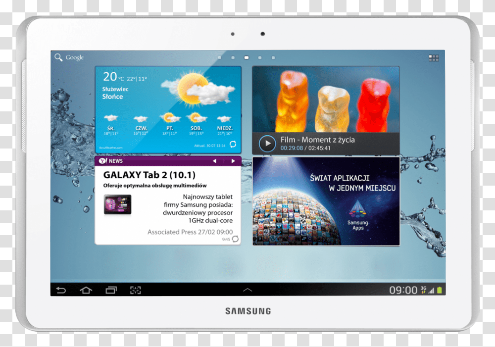 Tablet Samsung Samsung Galaxy Tab Gt, Computer, Electronics, Monitor, Screen Transparent Png