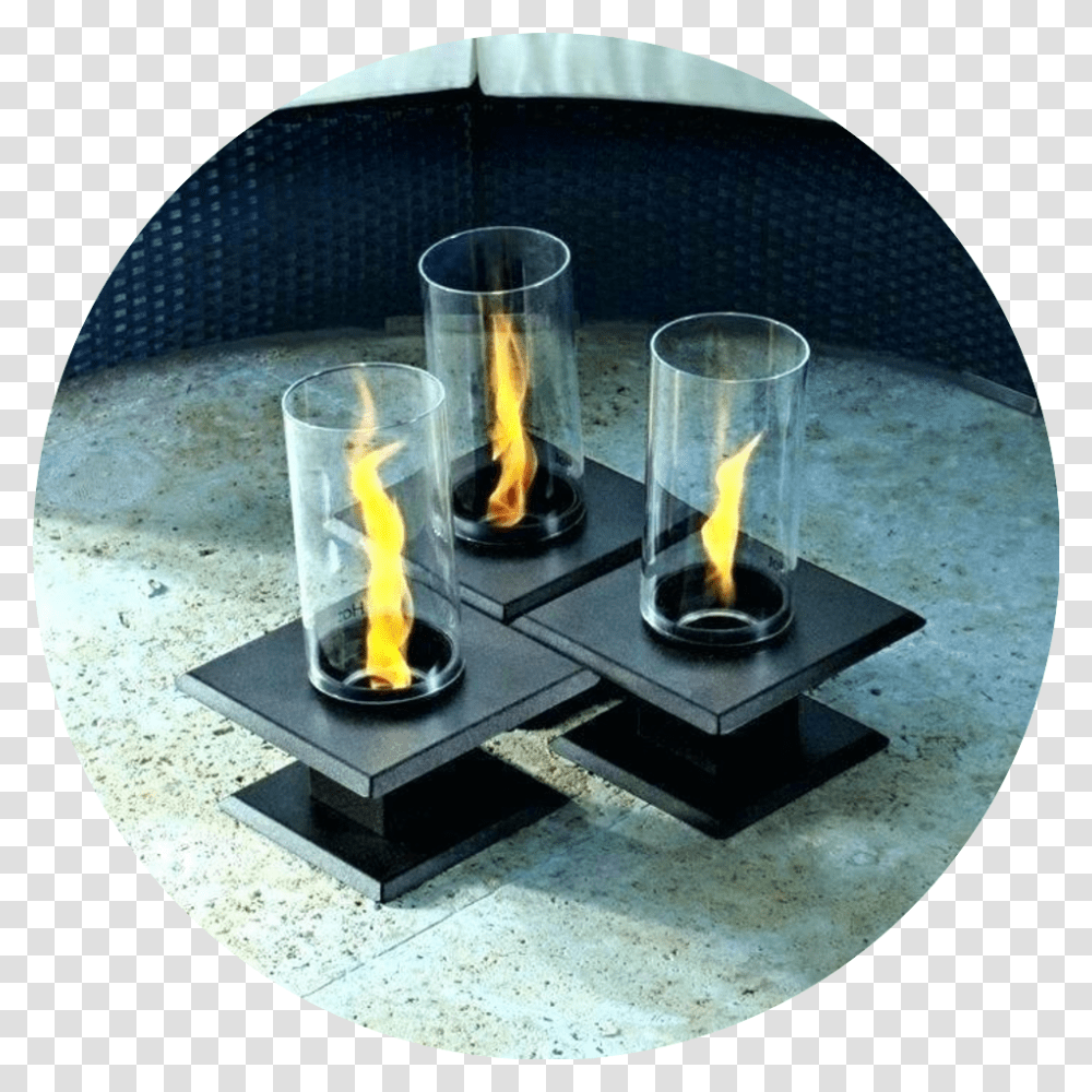 Tabletop Fire Bowl With Glass Tabletop Fire Bowl With Coffee Table, Furniture, Fireplace, Indoors, Beer Transparent Png