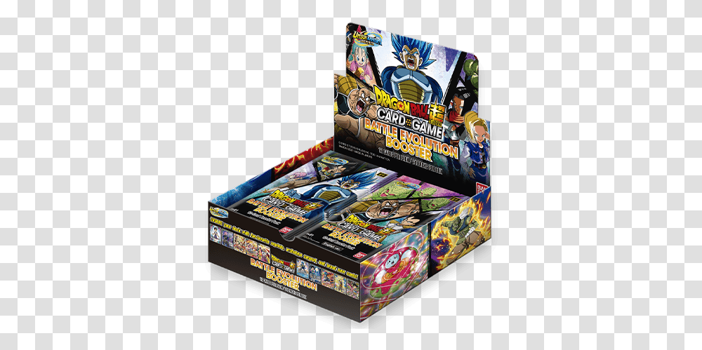 Tabletop Third Eye Comics Dragon Ball Super Battle Evolution Booster Box, Arcade Game Machine, Performer, Photography, Pac Man Transparent Png