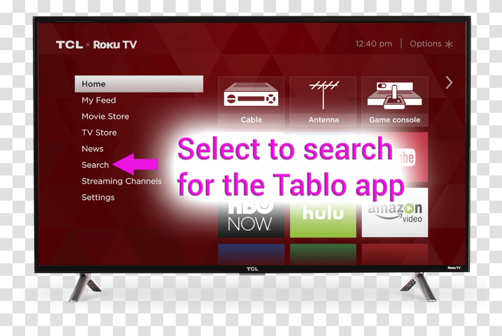 Tablo App Roku Smart Tv Tv Sony 4k Smart 2018, Monitor, Screen, Electronics, Display Transparent Png