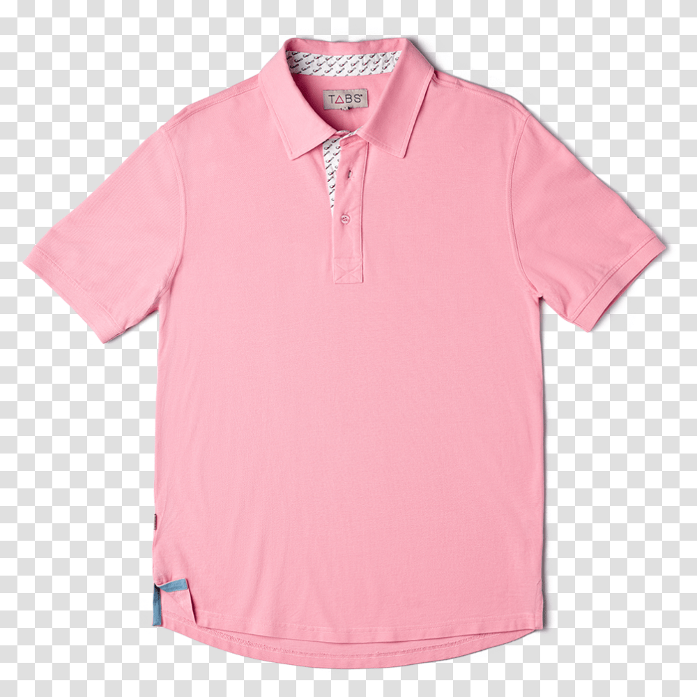 Tabs Mens Bermuda Pink PoloClass Polo Shirt, Apparel, Sleeve, Long Sleeve Transparent Png