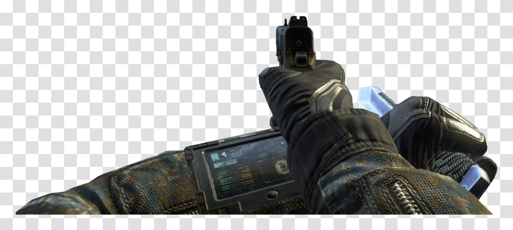 Tac 45 Bo2 Black Ops 2 Pistol Knife, Person, Human, Camera, Electronics Transparent Png