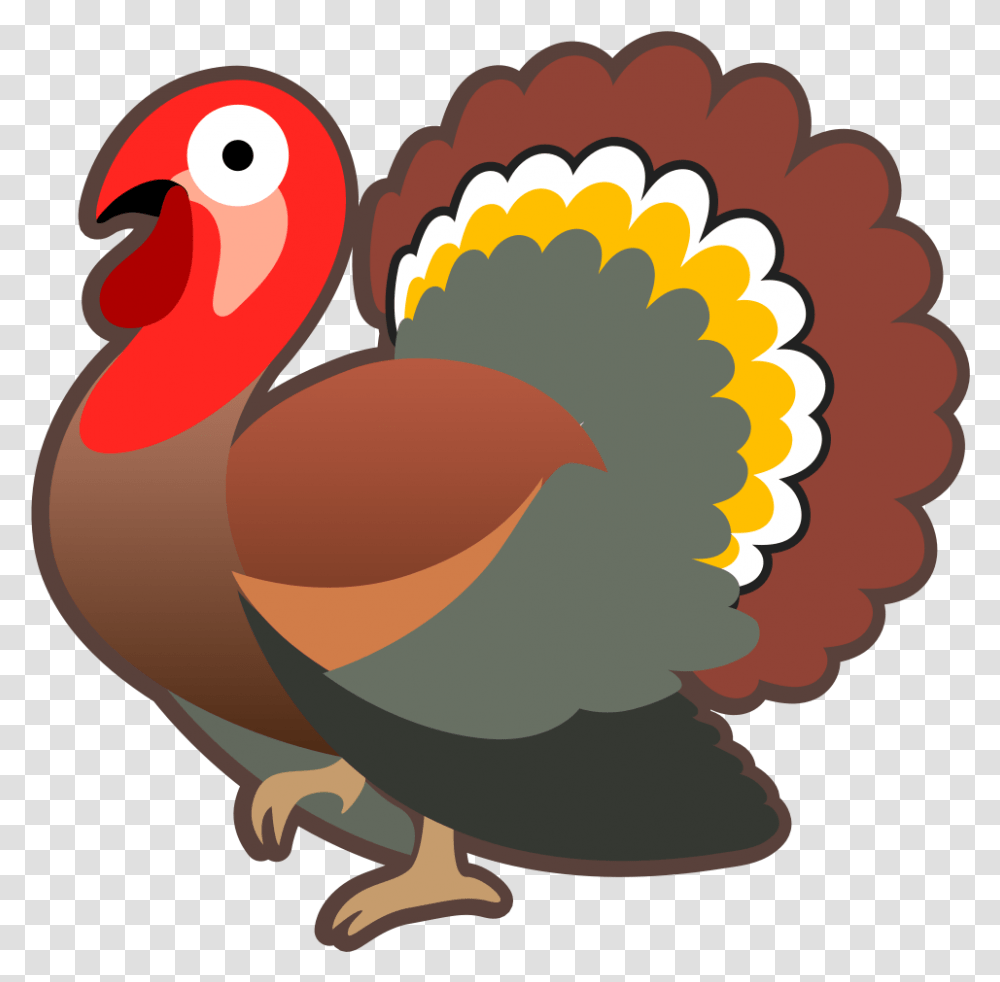 Tacchino Emoji, Turkey Bird, Poultry, Fowl, Animal Transparent Png