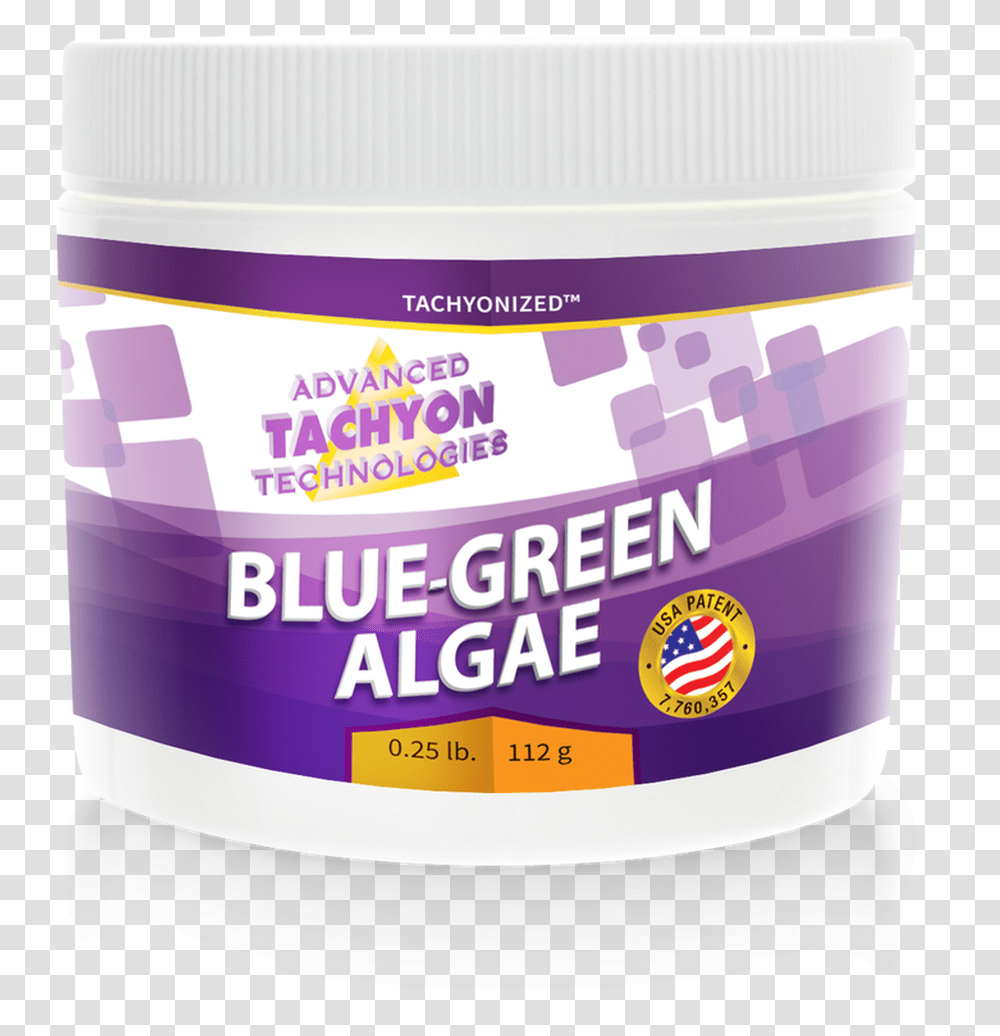 Tachyon Blue Green Algae A Tachyonized Energy Product Grape, Label, Plant, Paint Container Transparent Png