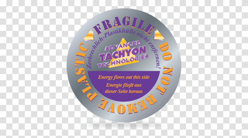 Tachyonized Silica Disks A Usa Tachyonization Patent Tachyon, Label, Logo Transparent Png