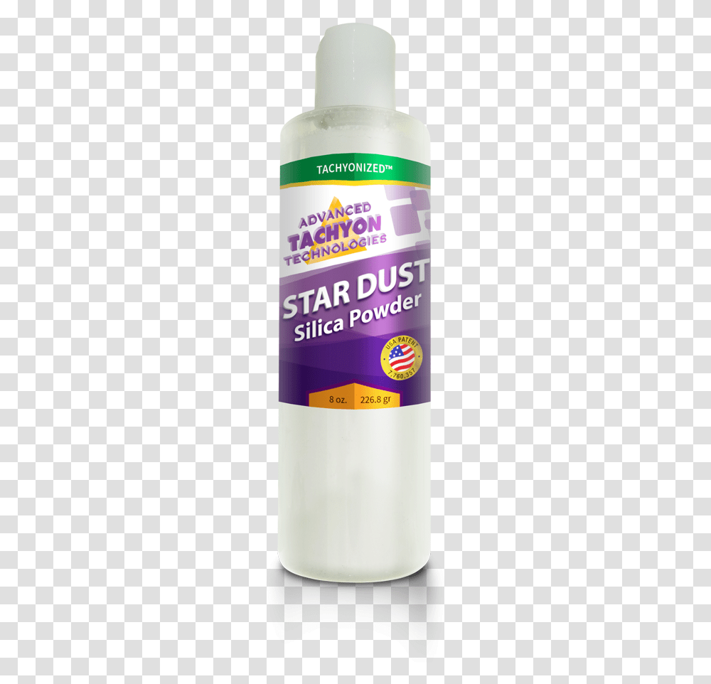 Tachyonized Star Dust 8 Oz Plastic Bottle, Label, Plant, Aluminium Transparent Png