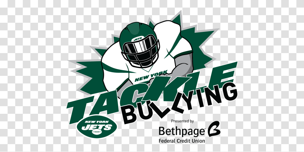 Tackle Bullying New Ny Jets Stomp Out Bullying, Helmet Transparent Png
