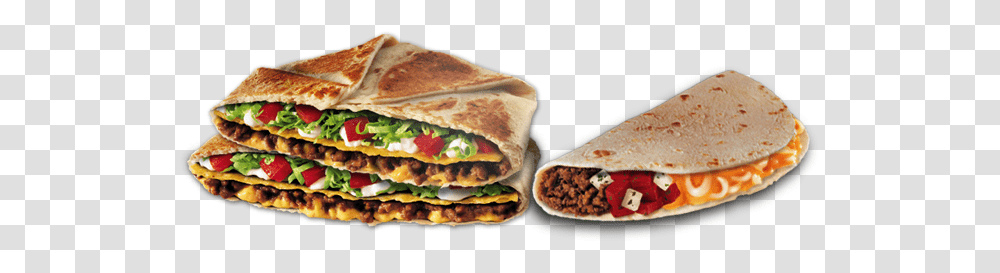 Taco Bell Crunchwrap Supreme, Burger, Food, Sandwich, Bread Transparent Png