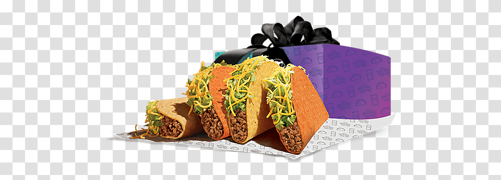 Taco Bell Gift Box, Food, Meal Transparent Png